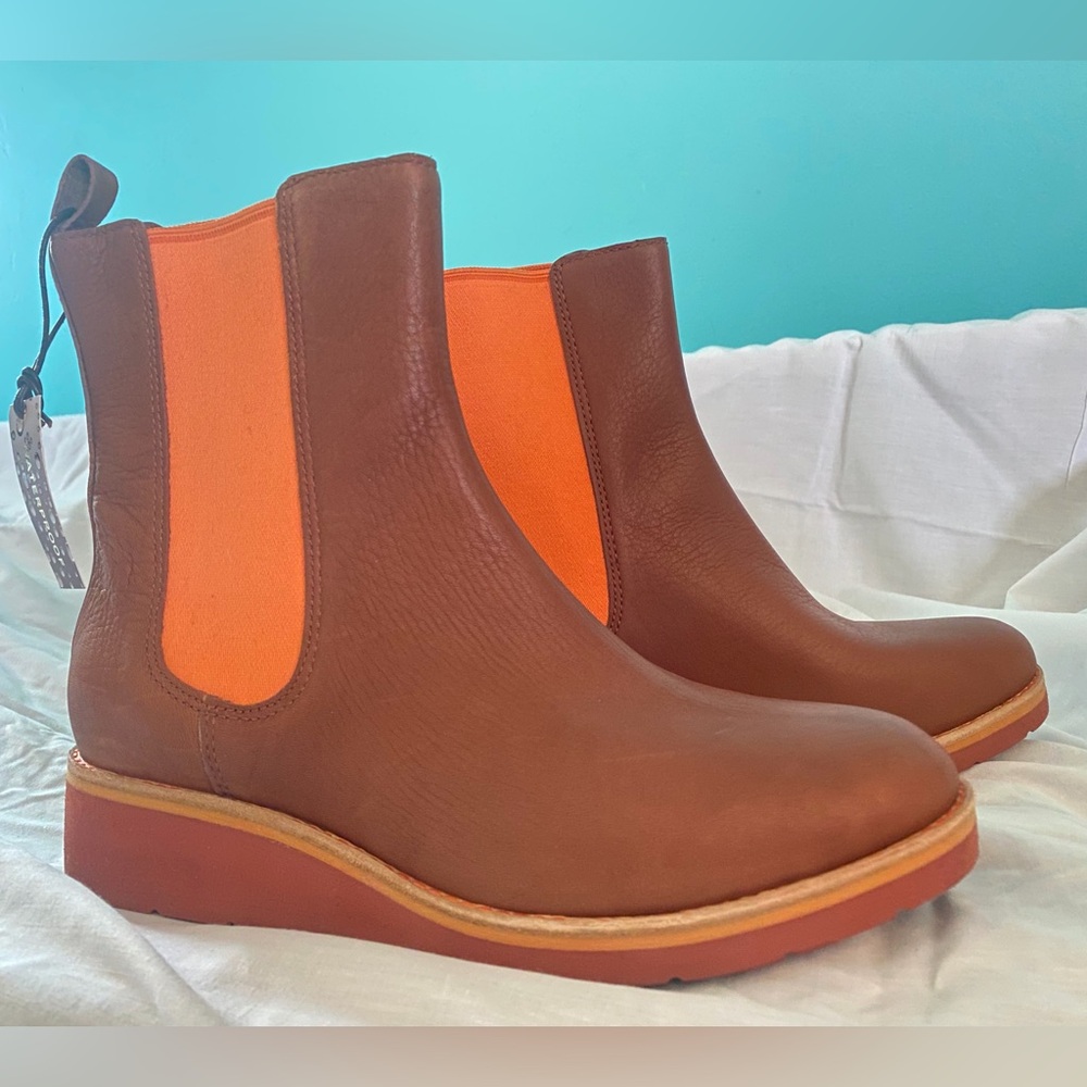 Cole Haan Johanna Wedge Chelsea Bootie Waterproof Nike Air • 9.5B • NWT